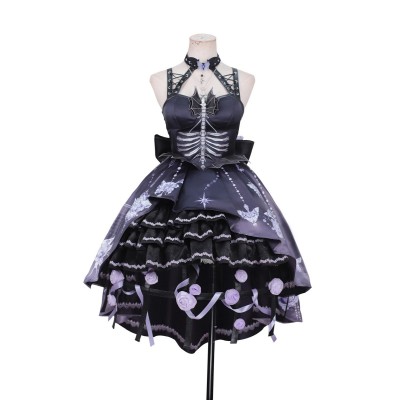 Yingluofu Skeletons Feast Petticoat and JSK(Full Payment Without Shipping Cost)